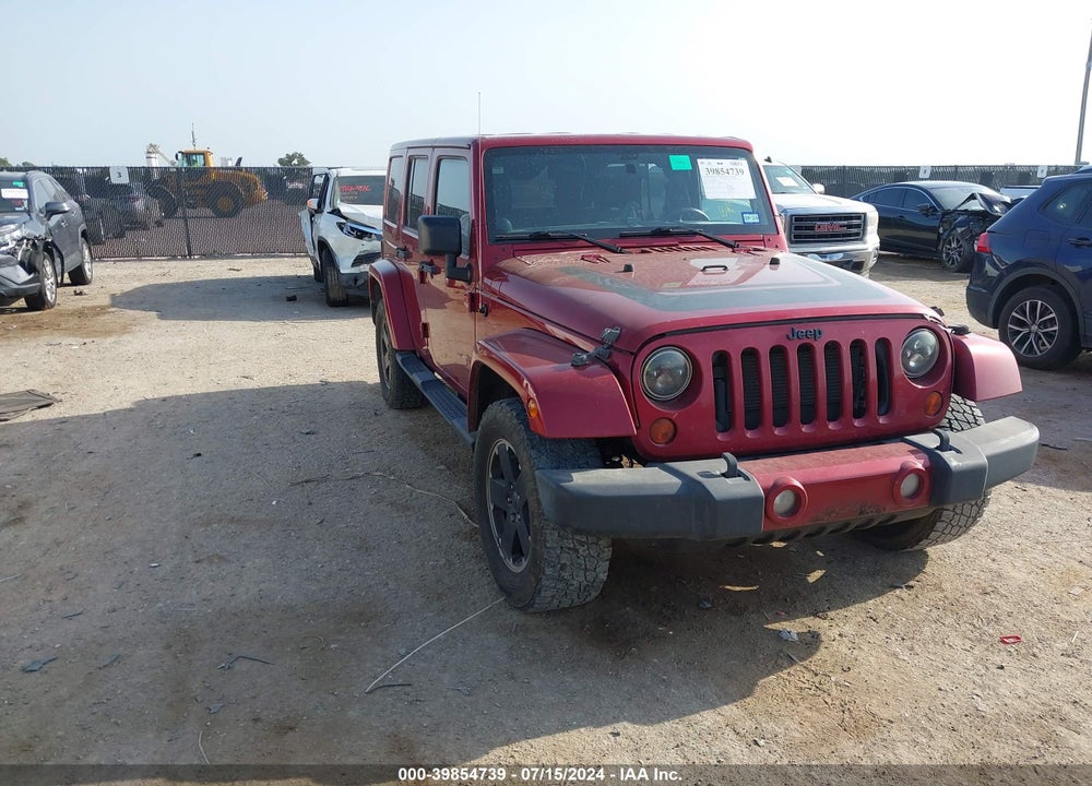 2012 JEEP WRANGLER UNLIMITED SAHARA VIN: 1C4BJWEG8CL256615