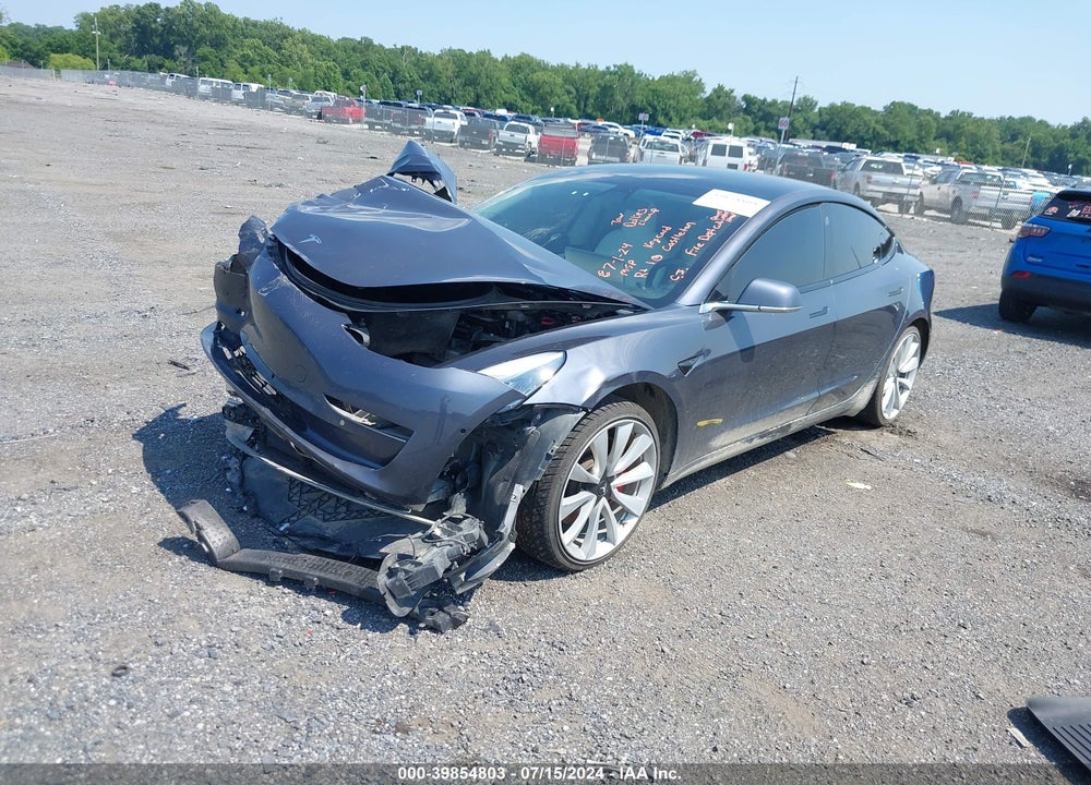 2019 TESLA MODEL 3 LONG RANGE/PERFORMANCE VIN: 5YJ3E1EB9KF393676