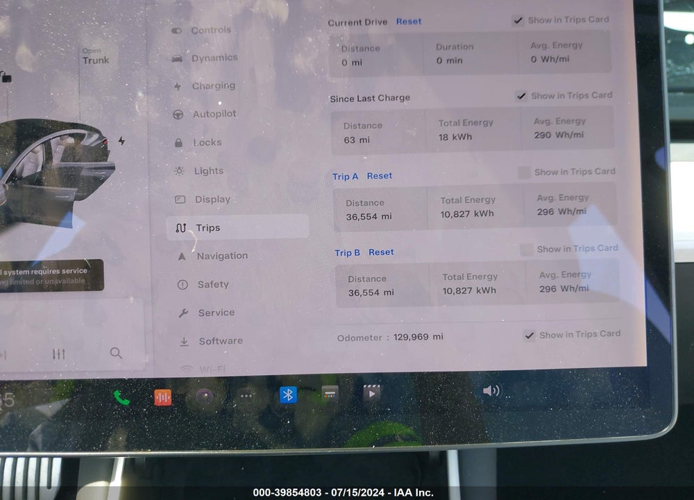 2019 TESLA MODEL 3 LONG RANGE/PERFORMANCE VIN: 5YJ3E1EB9KF393676