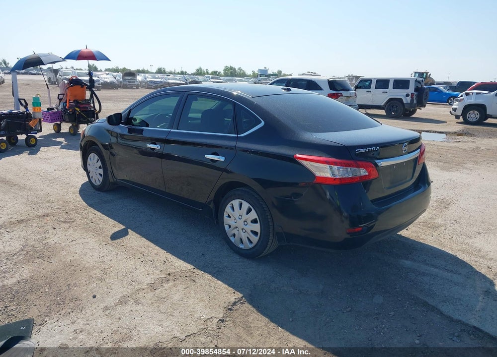 2015 NISSAN SENTRA SV VIN: 3N1AB7AP7FY295067