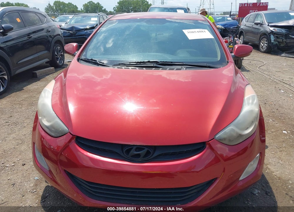 2013 HYUNDAI ELANTRA GLS VIN: KMHDH4AE4DU490156