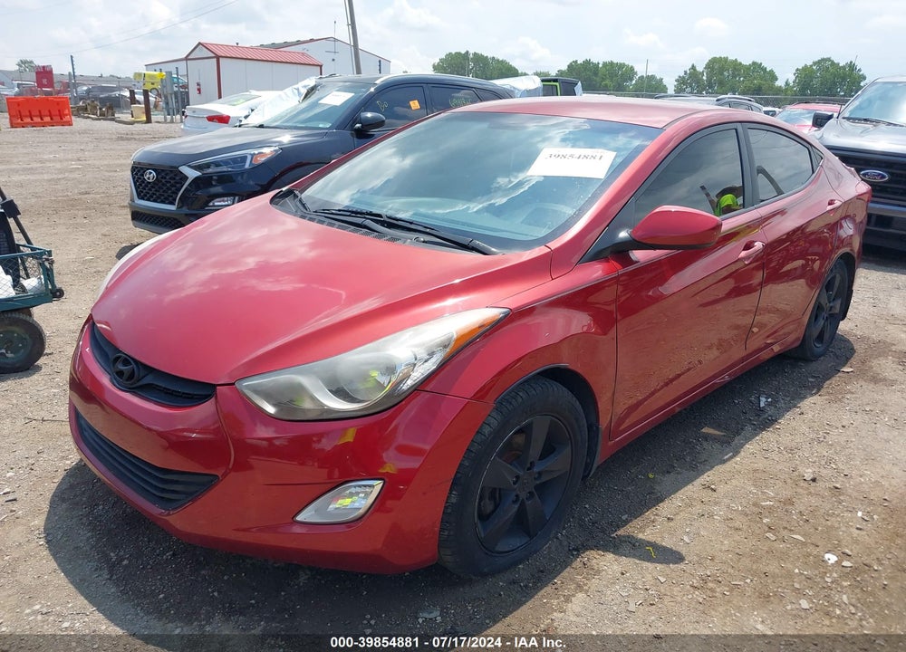 2013 HYUNDAI ELANTRA GLS VIN: KMHDH4AE4DU490156