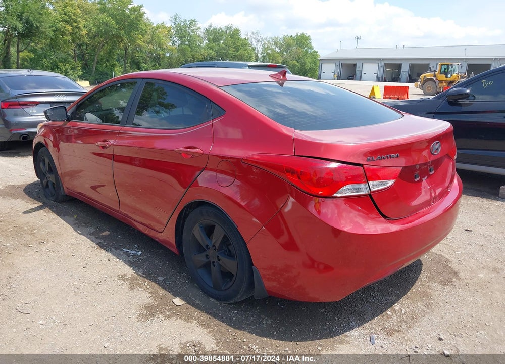 2013 HYUNDAI ELANTRA GLS VIN: KMHDH4AE4DU490156