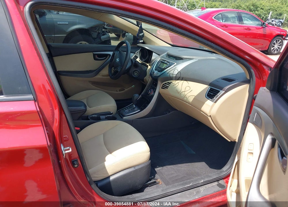 2013 HYUNDAI ELANTRA GLS VIN: KMHDH4AE4DU490156