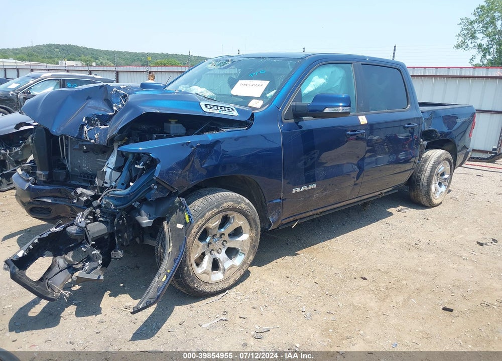 2022 RAM 1500 BIG HORN 4X4 5'7 BOX VIN: 1C6SRFFT3NN449368