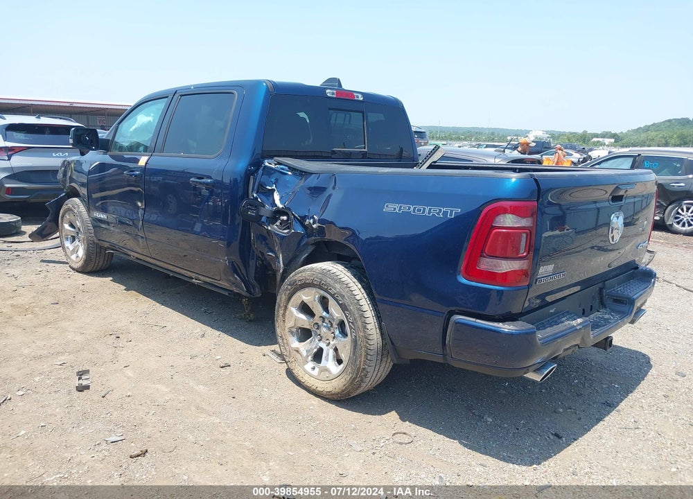 2022 RAM 1500 BIG HORN 4X4 5'7 BOX VIN: 1C6SRFFT3NN449368