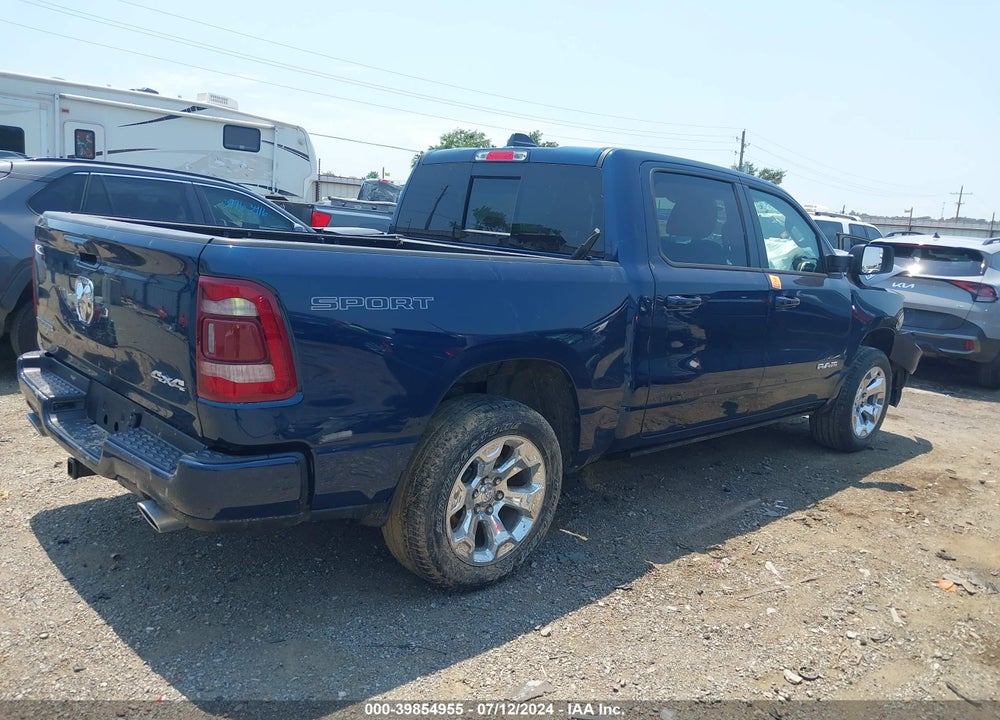 2022 RAM 1500 BIG HORN 4X4 5'7 BOX VIN: 1C6SRFFT3NN449368