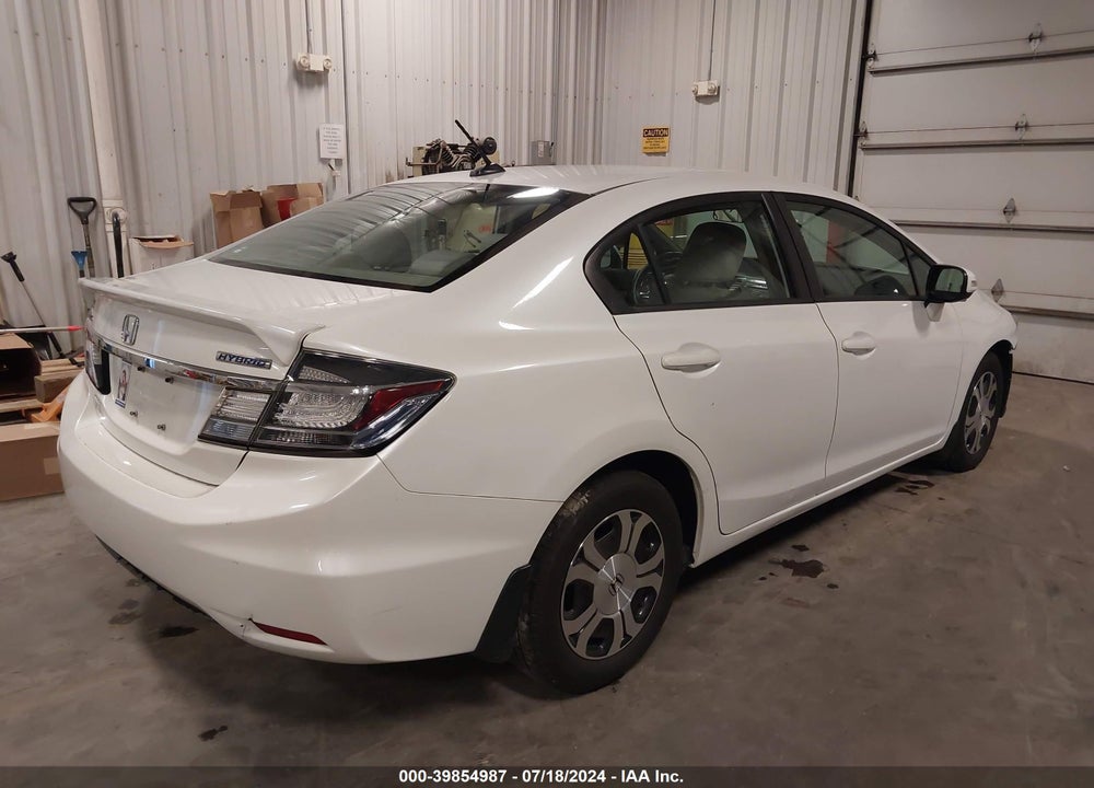 2013 HONDA CIVIC HYBRID VIN: 19XFB4F22DE003516