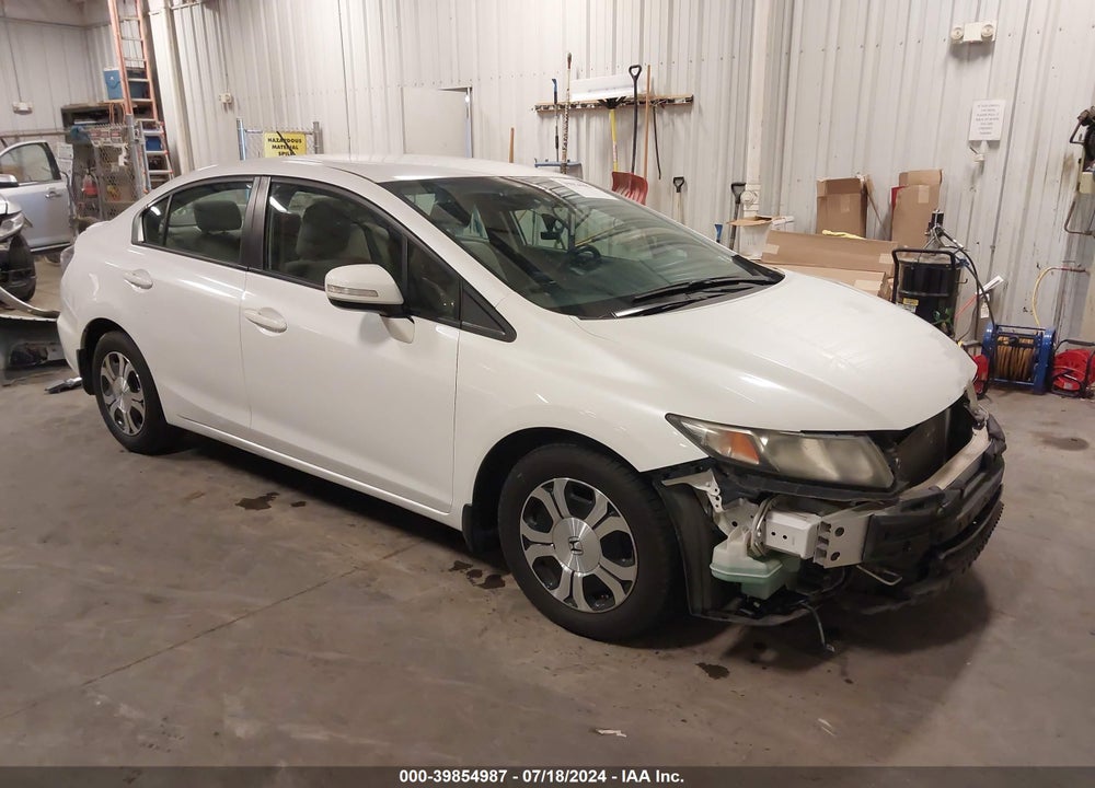 2013 HONDA CIVIC HYBRID VIN: 19XFB4F22DE003516