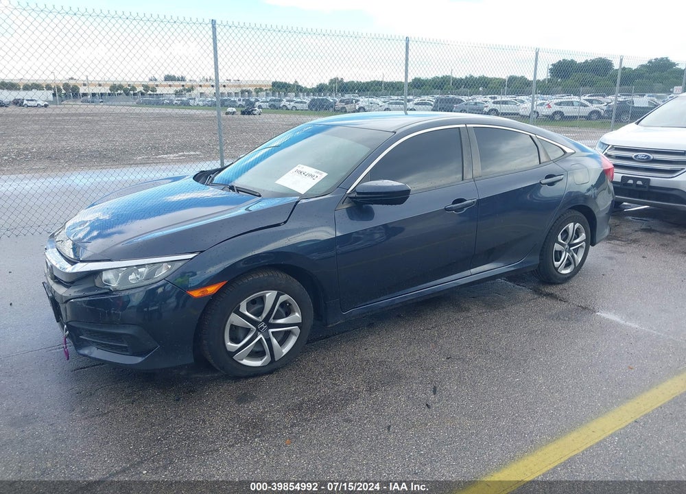 2018 HONDA CIVIC LX VIN: 2HGFC2F51JH606860