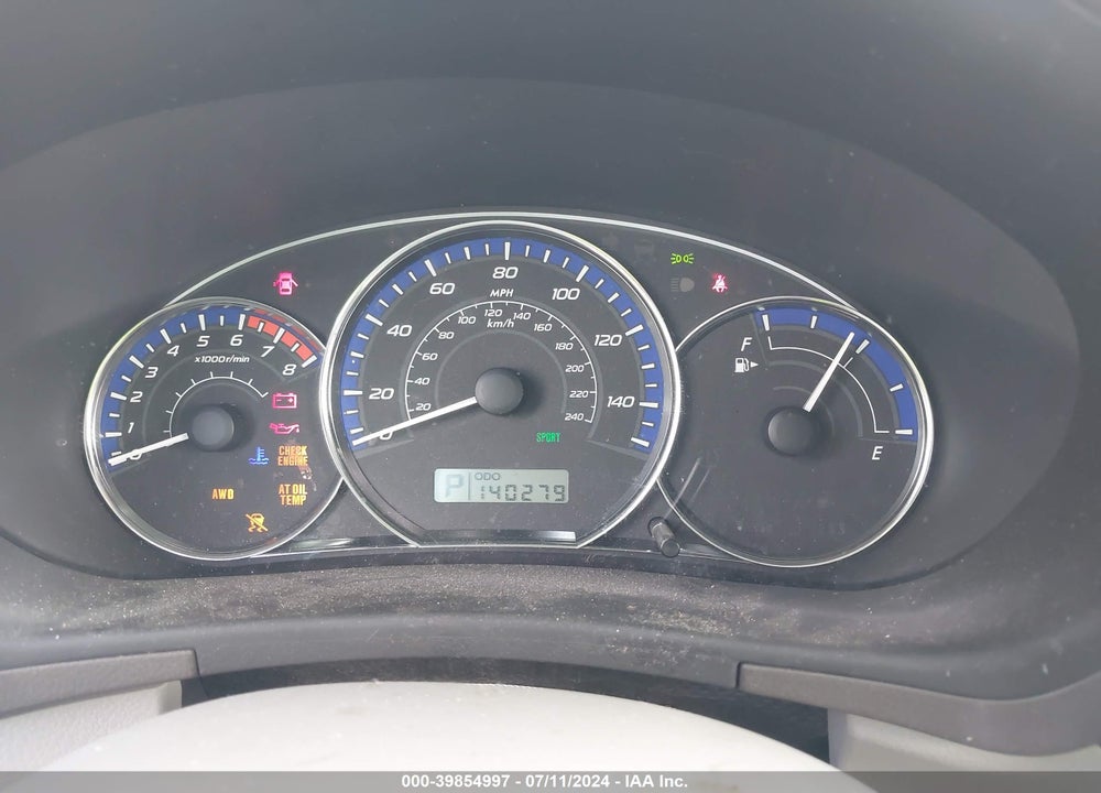 2010 SUBARU FORESTER 2.5X VIN: JF2SH6AC2AH712219