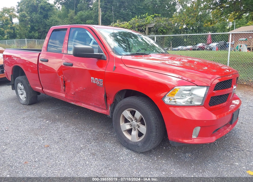 2019 RAM 1500 CLASSIC EXPRESS QUAD CAB 4X4 6'4 BOX VIN: 1C6RR7FG4KS547829