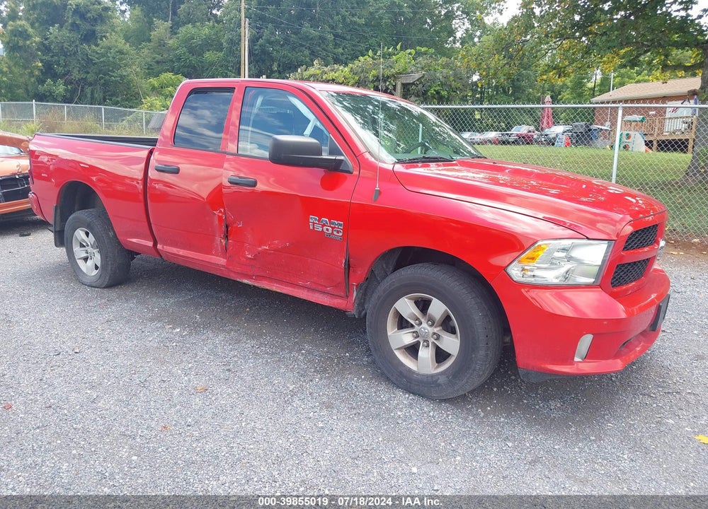 2019 RAM 1500 CLASSIC EXPRESS QUAD CAB 4X4 6'4 BOX VIN: 1C6RR7FG4KS547829