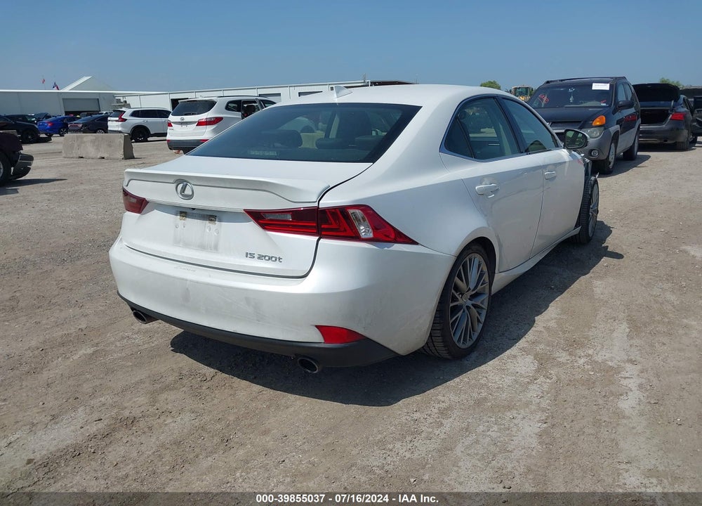 2016 LEXUS IS 200T VIN: JTHBA1D23G5017040
