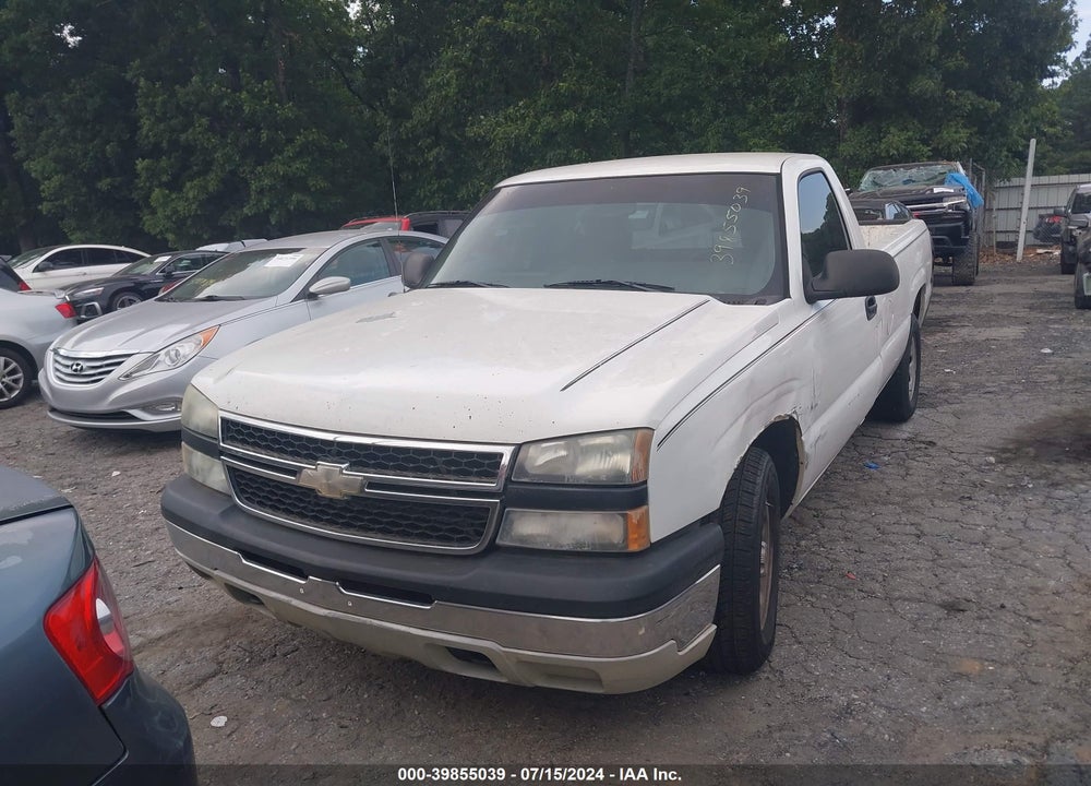 2006 CHEVROLET SILVERADO 1500 WORK TRUCK VIN: 3GCEC14X96G157234