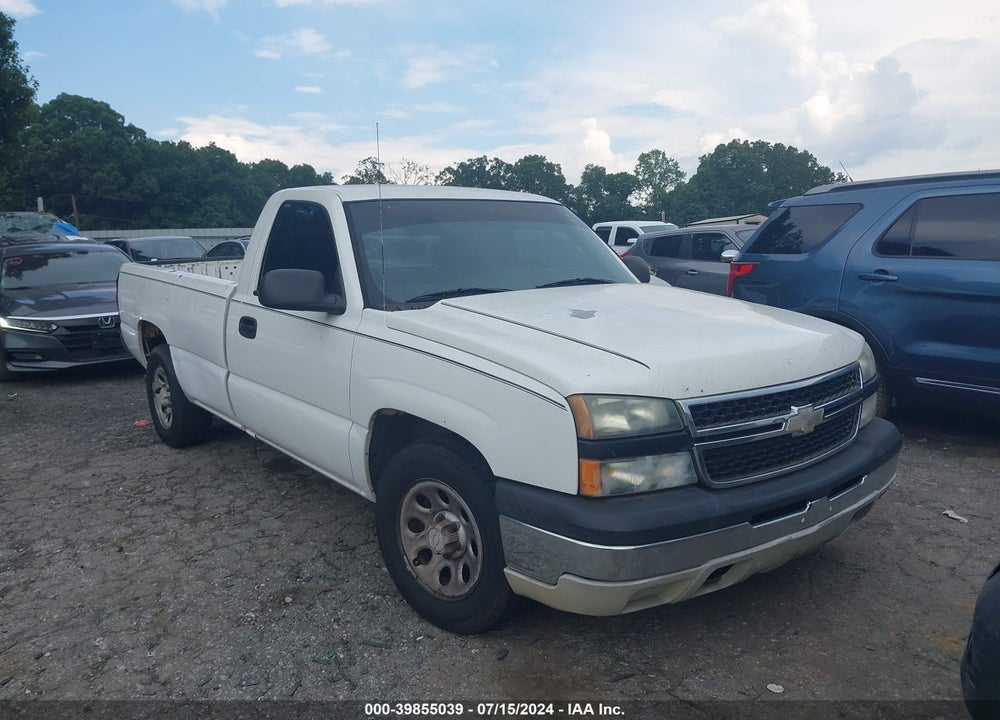 2006 CHEVROLET SILVERADO 1500 WORK TRUCK VIN: 3GCEC14X96G157234