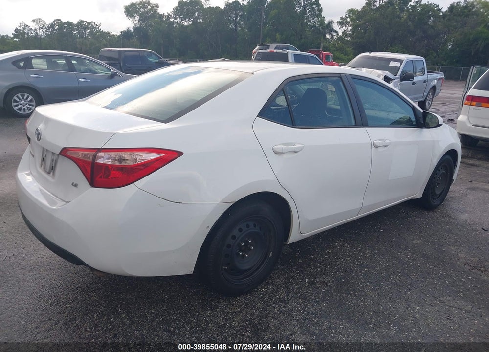 2019 TOYOTA COROLLA LE VIN: 5YFBURHE4KP933443