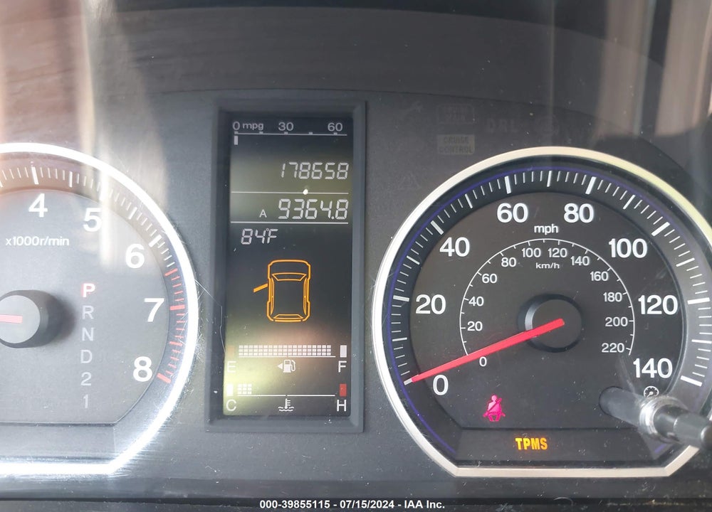 2007 HONDA CR-V EX-L VIN: JHLRE48757C001223