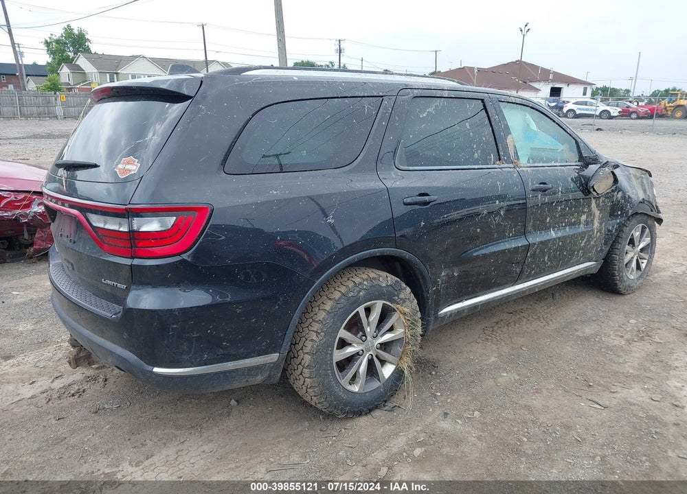2016 DODGE DURANGO LIMITED VIN: 1C4RDJDG4GC433290