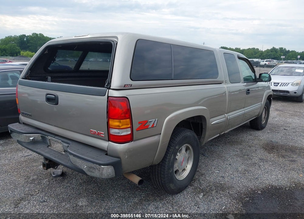 2000 GMC SIERRA 1500 SLE VIN: 2GTEK19T4Y1220602