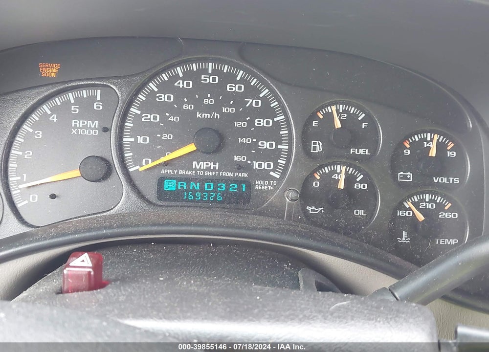 2000 GMC SIERRA 1500 SLE VIN: 2GTEK19T4Y1220602