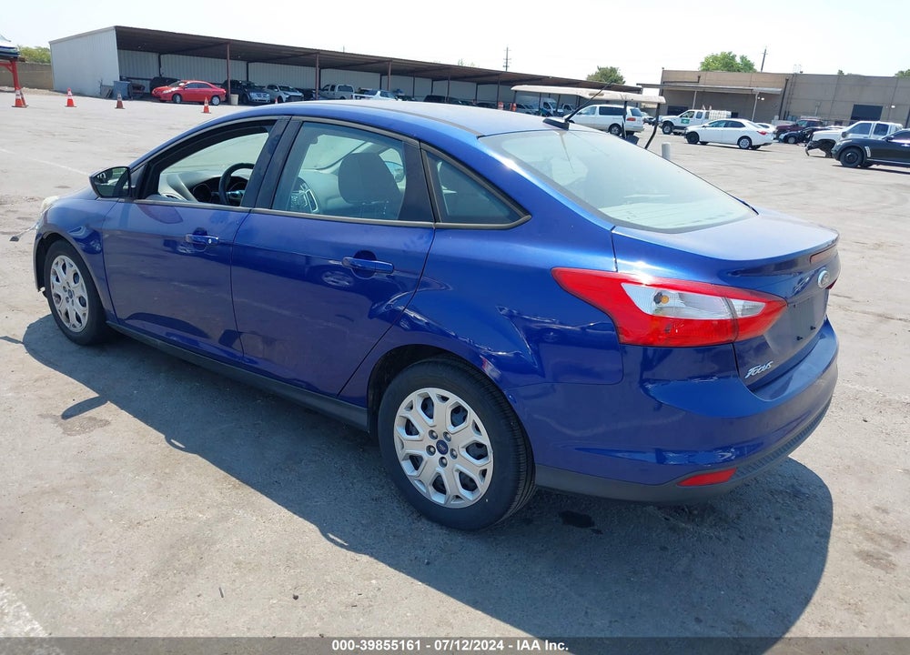 2012 FORD FOCUS SE VIN: 1FAHP3F22CL456101