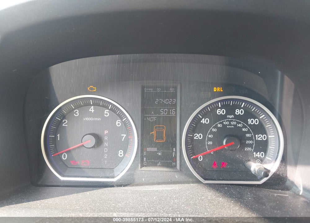 2009 HONDA CR-V EX-L VIN: 5J6RE48759L012989