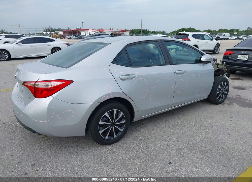 2018 TOYOTA COROLLA LE VIN: 5YFBURHE6JP779901