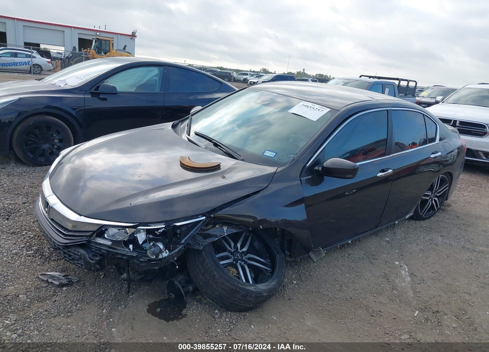 2016 HONDA ACCORD SPORT VIN: 1HGCR2F63GA201424