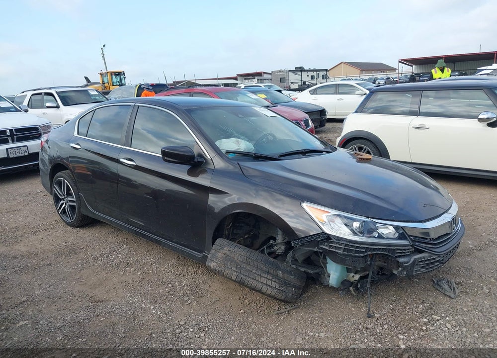 2016 HONDA ACCORD SPORT VIN: 1HGCR2F63GA201424