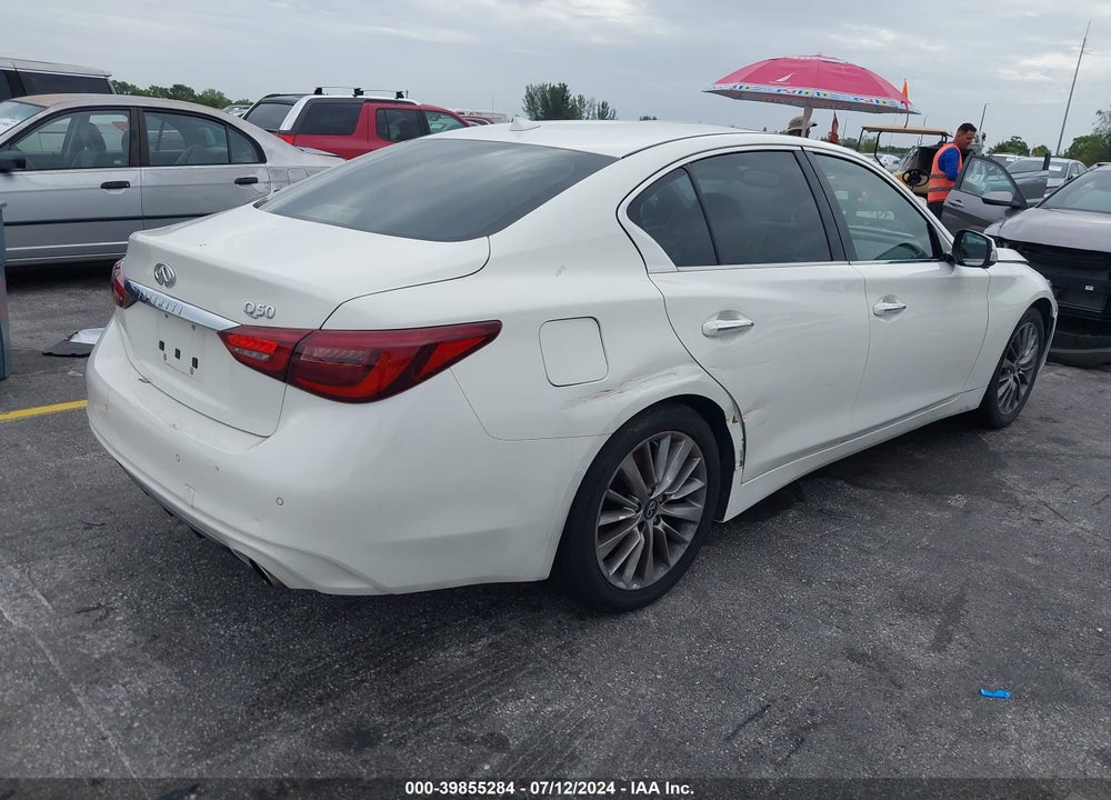 2021 INFINITI Q50 LUXE VIN: JN1EV7BP3MM705077