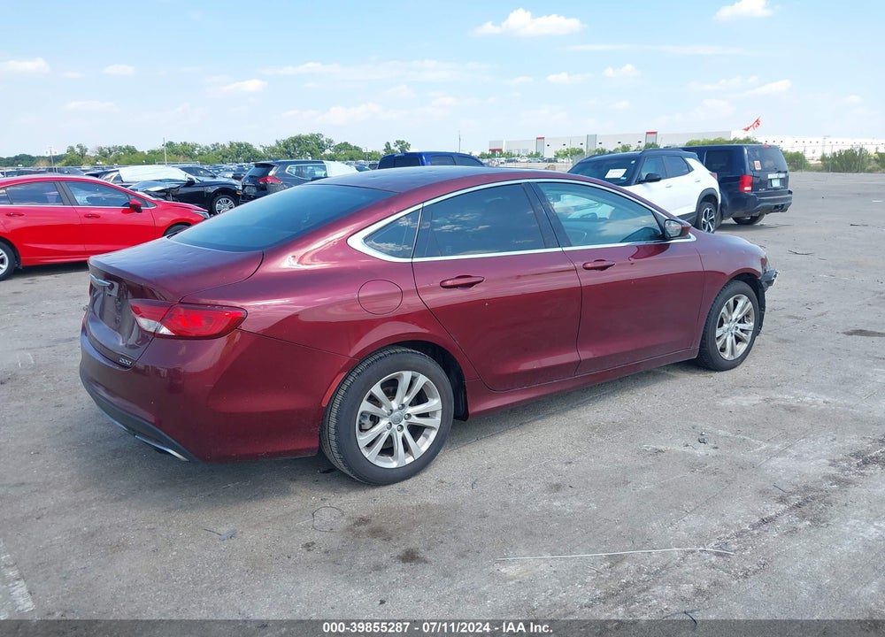2016 CHRYSLER 200 LIMITED VIN: 1C3CCCAG4GN101514