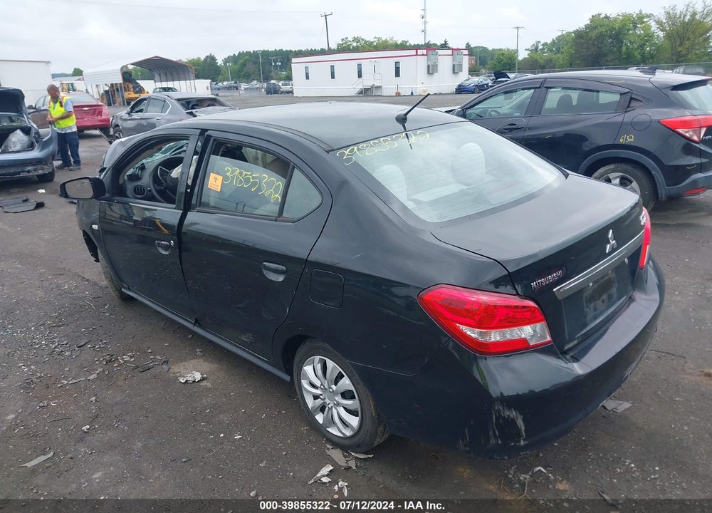 2019 MITSUBISHI MIRAGE G4 ES VIN: ML32F3FJ0KHF15132