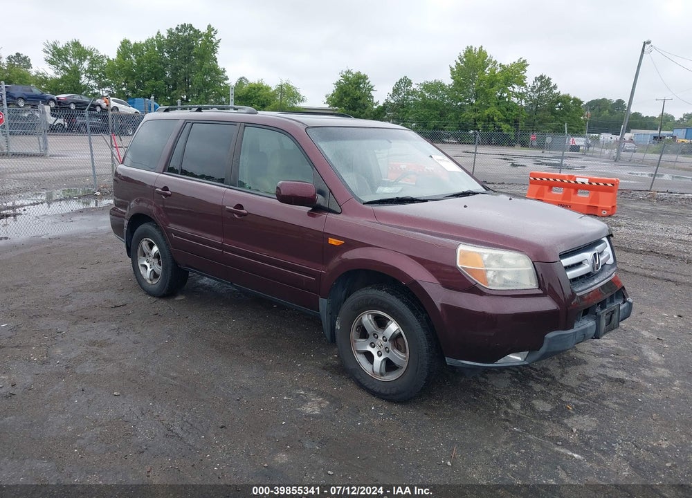 2007 HONDA PILOT EX-L VIN: 5FNYF18767B017311