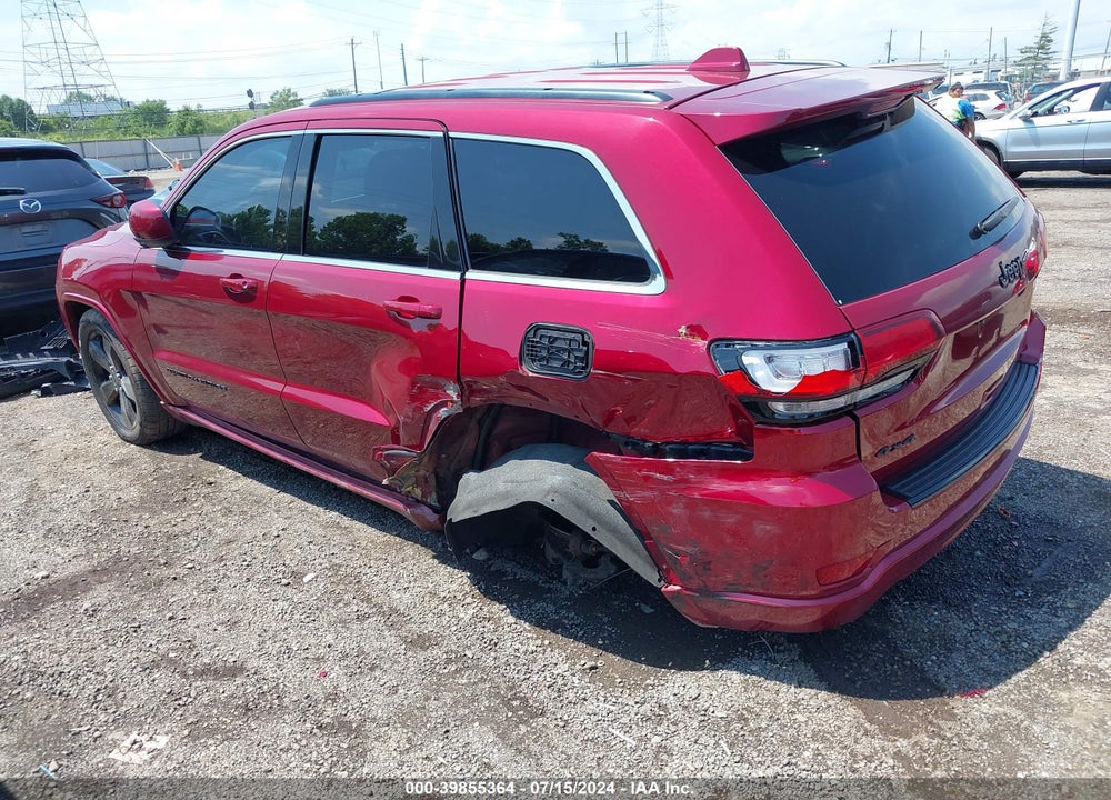 2015 JEEP GRAND CHEROKEE ALTITUDE VIN: 1C4RJFAG4FC225127