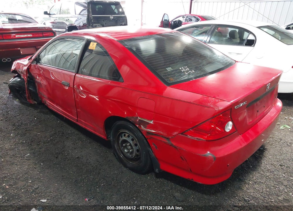2005 HONDA CIVIC VP VIN: 1HGEM21125L016771