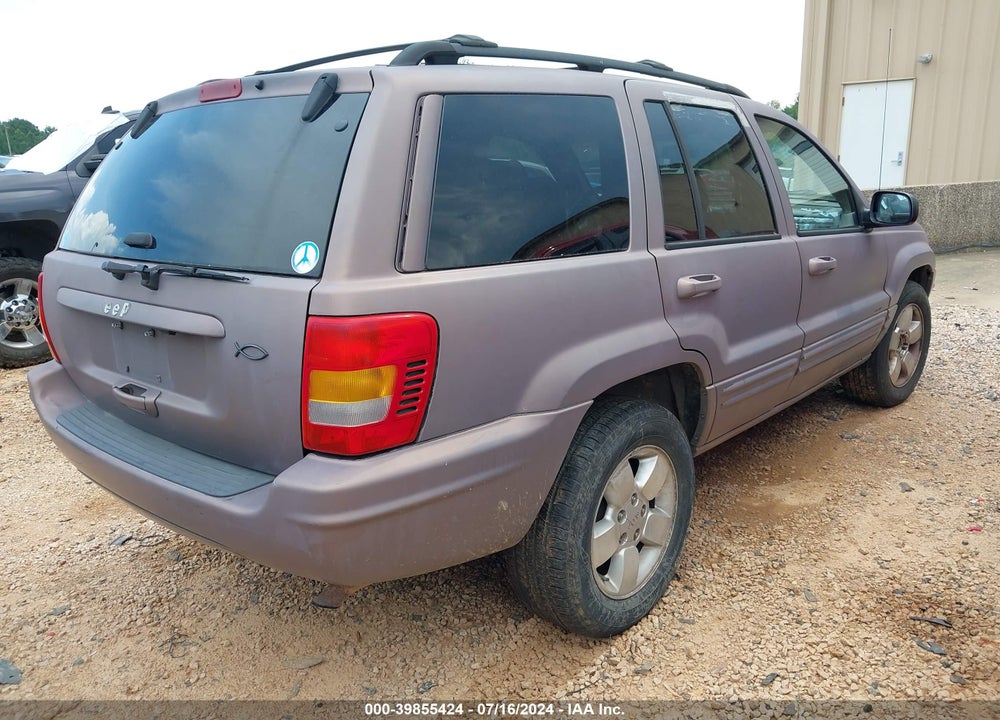 2001 JEEP GRAND CHEROKEE LIMITED VIN: 1J4GW58S91C544183