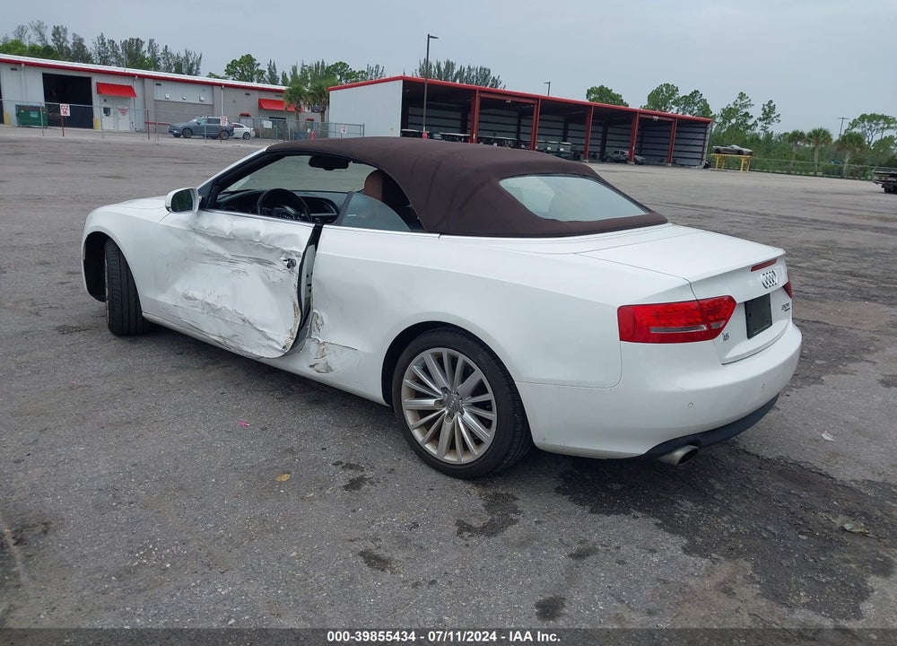 2011 AUDI A5 2.0T PREMIUM VIN: WAULFAFH8BN007280