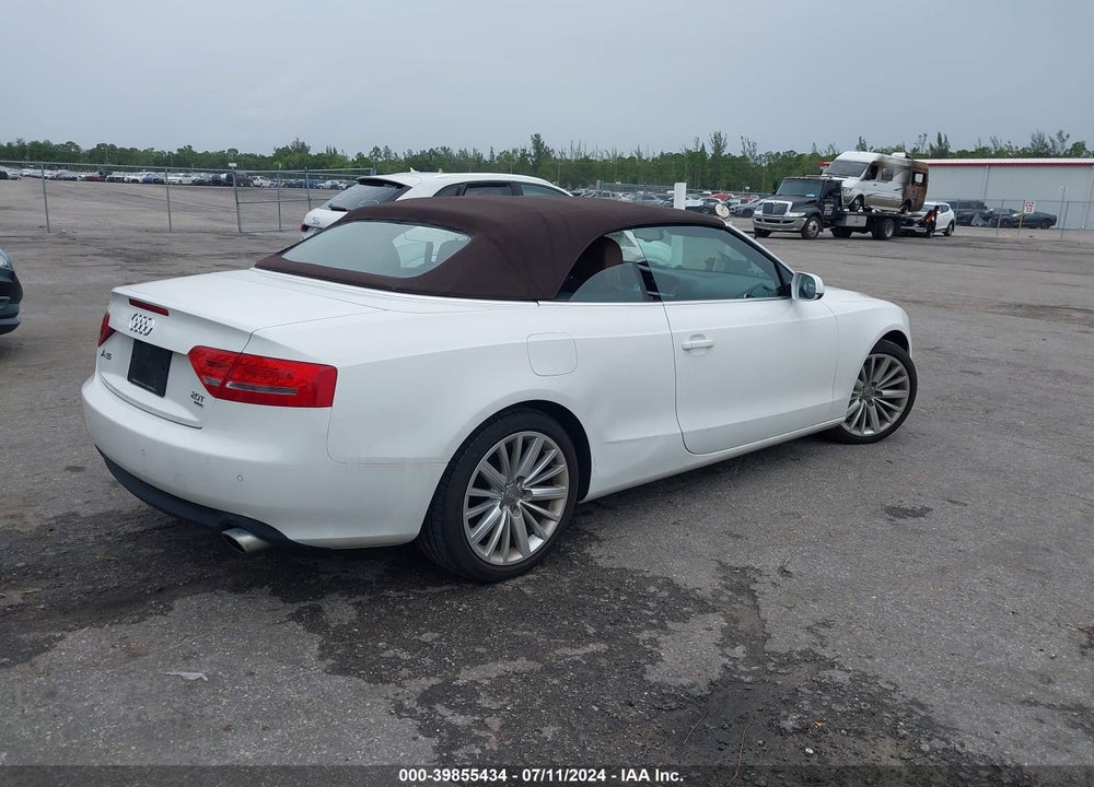 2011 AUDI A5 2.0T PREMIUM VIN: WAULFAFH8BN007280