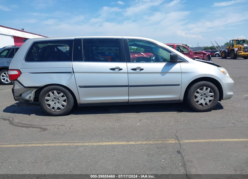 2007 HONDA ODYSSEY LX VIN: 5FNRL38287B038674