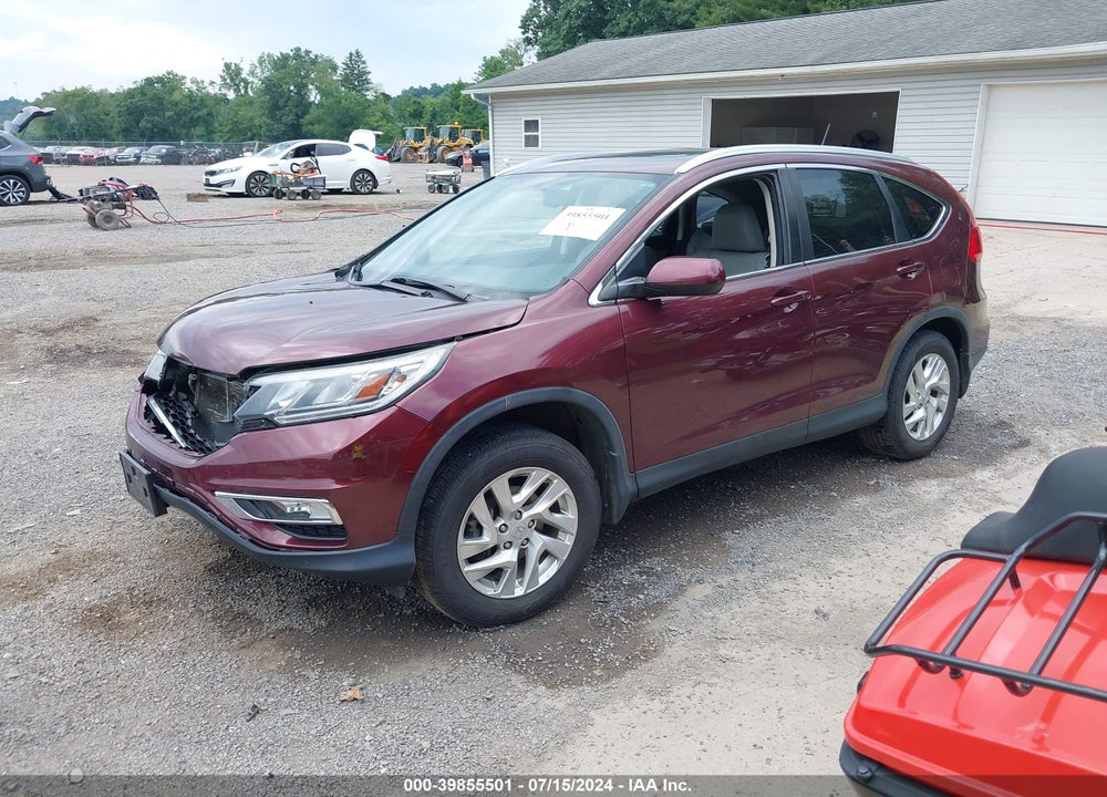2015 HONDA CR-V EX-L VIN: 5J6RM4H79FL054483
