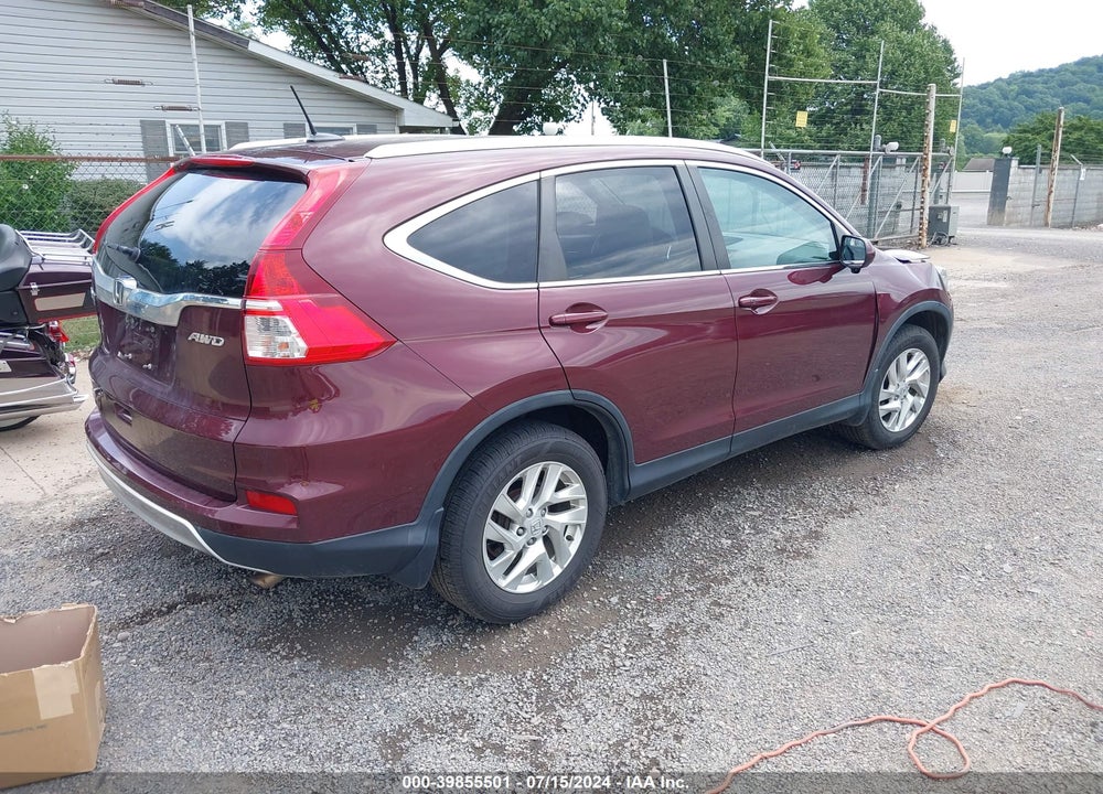2015 HONDA CR-V EX-L VIN: 5J6RM4H79FL054483