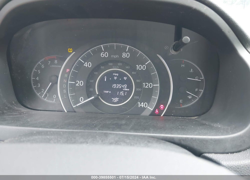 2015 HONDA CR-V EX-L VIN: 5J6RM4H79FL054483