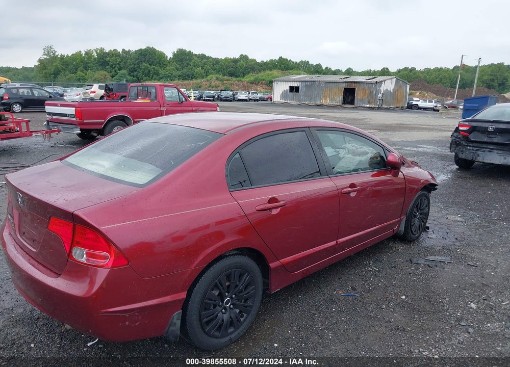 2008 HONDA CIVIC LX VIN: 1HGFA16548L056860
