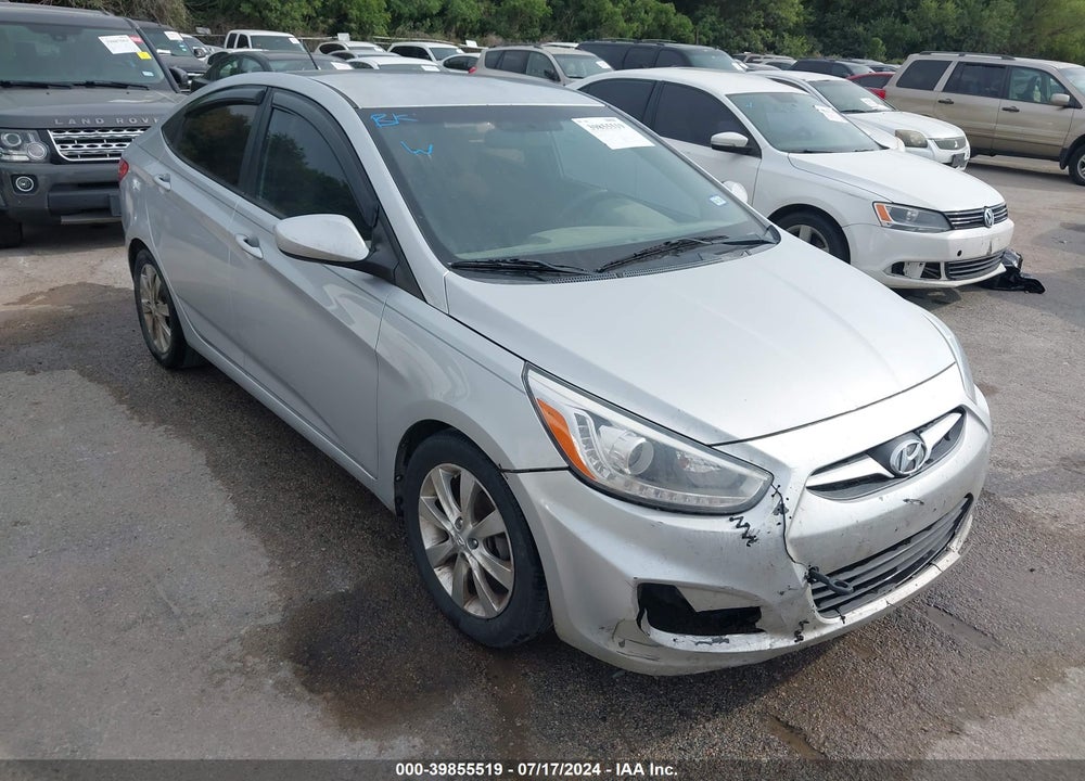 2014 HYUNDAI ACCENT GLS VIN: KMHCU4AE5EU615366