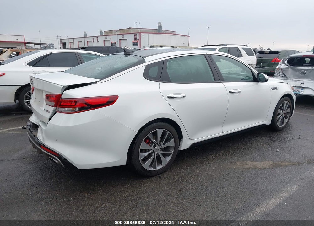 2016 KIA OPTIMA SX TURBO VIN: 5XXGW4L29GG079033