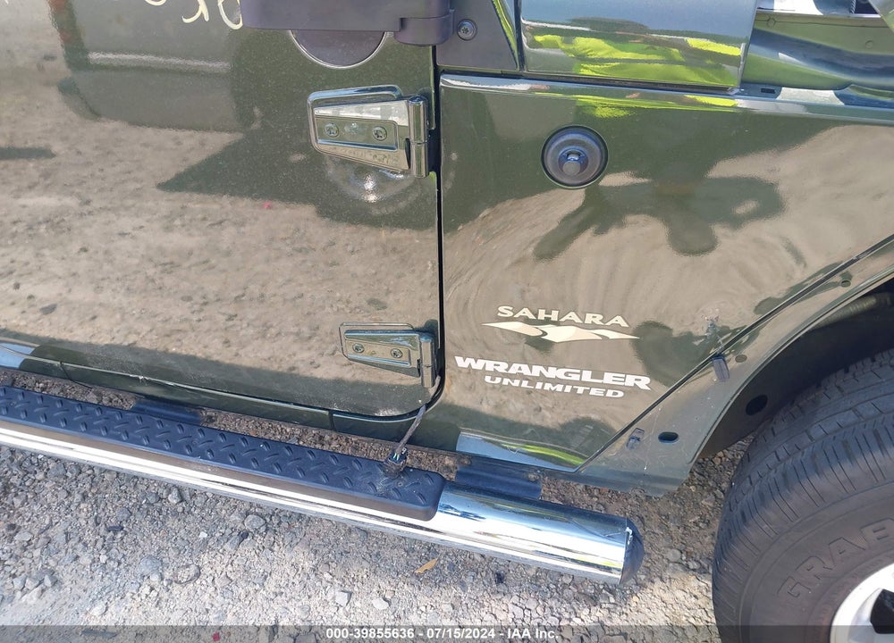 2008 JEEP WRANGLER UNLIMITED SAHARA VIN: 1J4GA59178L638965