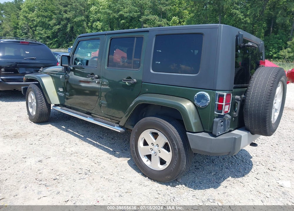 2008 JEEP WRANGLER UNLIMITED SAHARA VIN: 1J4GA59178L638965