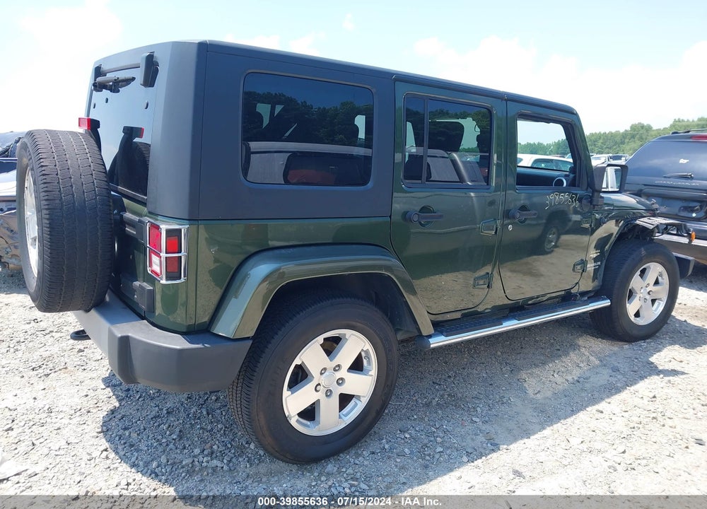 2008 JEEP WRANGLER UNLIMITED SAHARA VIN: 1J4GA59178L638965
