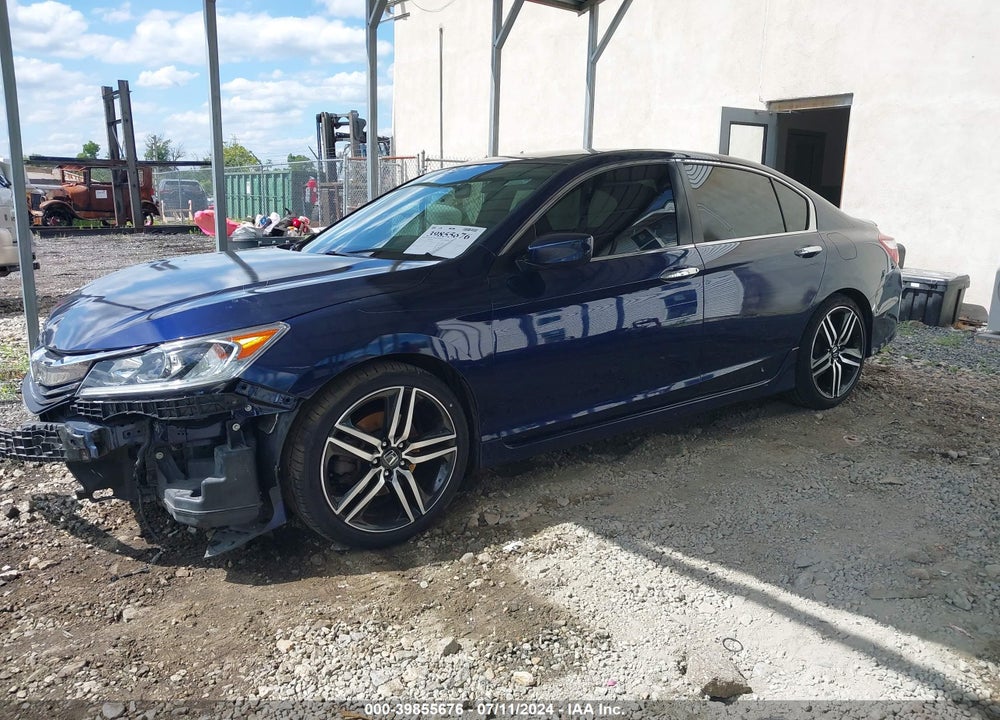 2017 HONDA ACCORD SPORT VIN: 1HGCR2F57HA282162